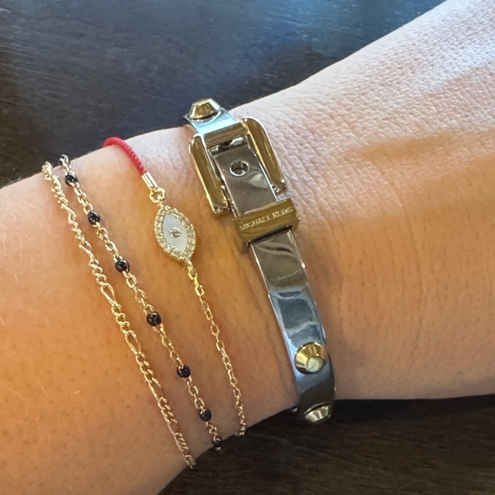 Michael Kors Silver and Gold Bracelet